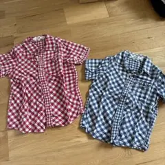 e.a.B 半袖シャツ　2枚まとめ売り　110cm