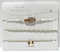 ヘアアクセサリー　ヘアブレスレット　ブレスレット　静電気防止