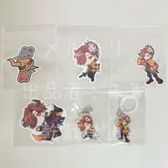 Crazy raccoon　CR　ありさか　ステッカー　キーホルダー