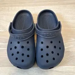 crocs クロックス サンダル ネイビー J3（21㎝）