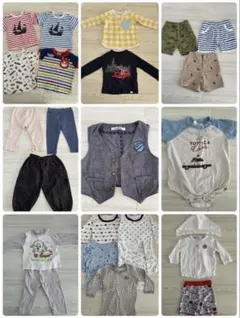 まとめ売り 男の子【80〜100cm】22枚 ブランド多数 子供服 お着替え