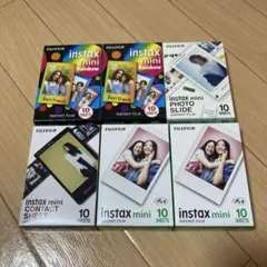 FUJIFILM instax mini フィルム10シート 6個セット