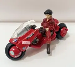 ①【希少】当時物 AKIRA（アキラ）ミニフィギュア「金田とバイク」　K&M