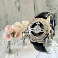 【希少.】ヴィヴィアン 腕時計 CAGE MAN シルバー 黒