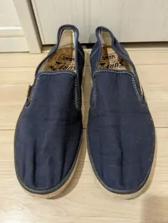 美品 VANS SURF SIDERS スリッポン ネイビー 26.5cm