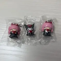 サンリオキャラクターズ　はーとのこあくま　クロミ　ララ×2　セット ガチャガチャ