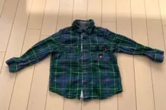 ダブルb  リバーシブル　チェック　シャツ　ミキハウス