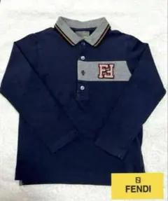 【匿名発送】フェンディ　キッズ　長袖　ポロシャツ　6A 正規品