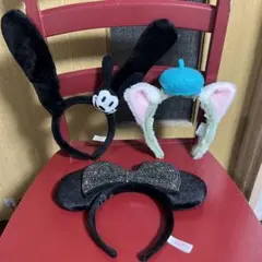 ディズニーリゾート カチューシャ ミッキー ミニー ジェラトーニ