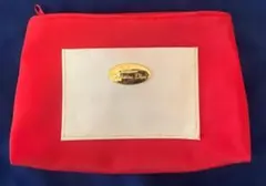Christian Dior 赤 ポーチ（やや難あり）