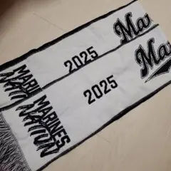 千葉ロッテマリーンズ　ジャガードマフラータオル2025　2枚