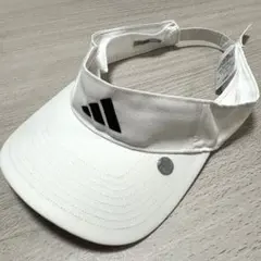 adidas ホワイト サンバイザー