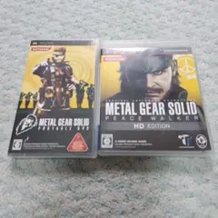 METAL GEAR SOLID PORTABLE & PEACE WALKER