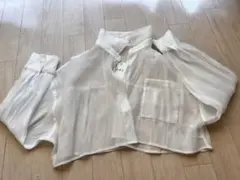 GRL シアーシャツ ホワイト　未使用