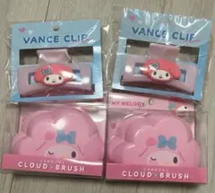 サンリオ マイメロ ヘアクリップ＆ブラシセット プチギフトにも♡