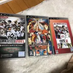 カセット3本プロ野球スピリッツ 2011 FIFA12 バトスピ