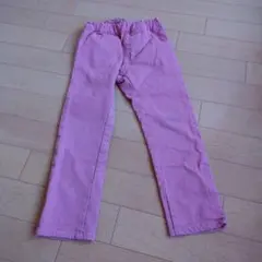 ピンク ハートポケット ロングパンツ 110サイズ