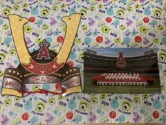 エンゼルススタジアム ホームランカブト＆記念写真カード 大谷翔平 MLB