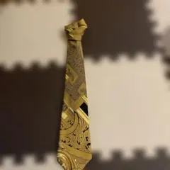 ⭐️HERMES ゴールド ブラック ネクタイ❗️⭐️