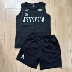 SVOLME ジュニア150cm ノースリーブシャツ ハーフパンツ 上下セットのサムネイル