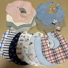 ハンドメイド スタイ よだれかけ 14点セット 記名あり
