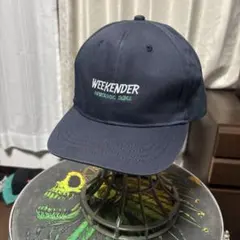 WEEKEND GLOBAL WORK コットンツイル　ブラック　キャップのサムネイル