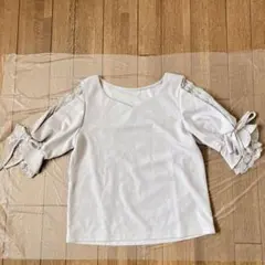 美品❗ INGNI トップス ブラウス レース パープル ラベンダー