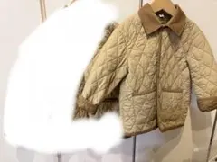 ユニクロ　キルティング　薄めアウター　110