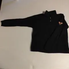 襟付きハーフジップスウェット