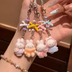 miffy ミッフィー　キーホルダー4点セット