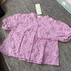 新品未使用　半袖　プティマイン　90