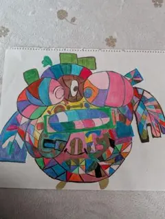 カラフルなネズミの手描きイラスト色鉛筆原作品 カラフルなネズミの手描きイラスト色鉛筆原作品 - メルカリ