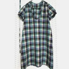 NIMES リネン100ブラウス　チュニック　日本製　パフ袖　ニームのサムネイル