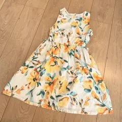 GAP KIDS 花柄ノースリーブワンピース S(6-7) 120cm