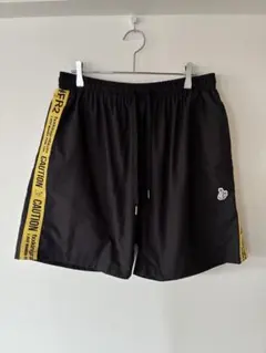 【美品】FR2 CAUTIONテープ付き黒ショートパンツブラック黒XLのサムネイル