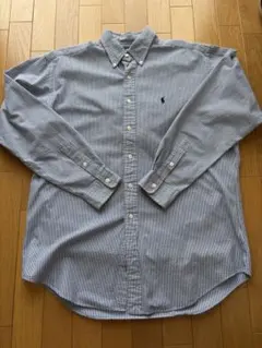 90sラルフローレン BLAIRE シアサッカー ストライプ シャツ