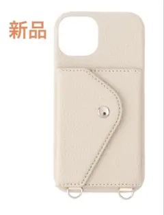 【未使用】iPhone15ケース　ポケット付きスマホケース