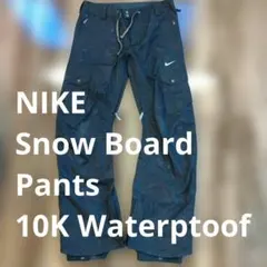 Nike スノーボ パンツ ダークグレー ヘリンボーン柄