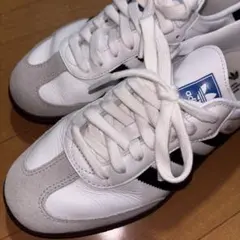 adidas Samba ホワイト ブラック スニーカー