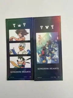 キングダムハーツ ロフト 購入特典 ホログラム ブックマーカー 第2弾 2種