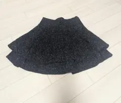 GRL インパン裏地付ツイードフレアミニスカート