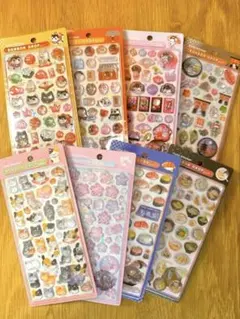 ボンボンドロップシール　和柄　8種　まとめ売り