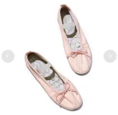 【Juze】バレエシューズ フラットシューズ ピンクのサムネイル