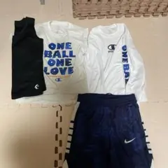 バスケ上下　150 、NIKE Ｍサイズ