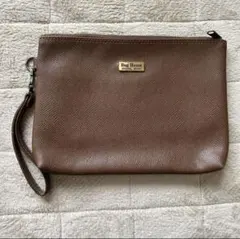 未使用 クラッチバッグ メンズ ブラウン セカンドバッグ 高見え
