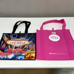 『新品未使用』ラスベガスデザイン&ホールフーズマーケットエコバッグ2セット