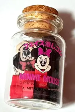 ディズニー　レトロ　フェイス　消しゴム　けしごむ　希少　コレクション　小瓶