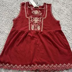 新品　w closet 刺繍　タンクトップのサムネイル