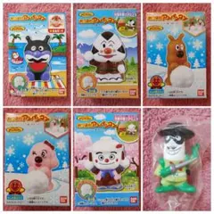 05_Minifigureさま専用　あつまれアンパンマン　指人形　ソフビ人形