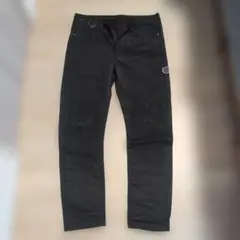 G-STAR ブラックストレートデニム ダメージ加工 W34